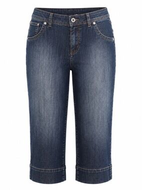 Chico’s Platinum ’Sara Beth’ Wide Leg Cropped Jeans